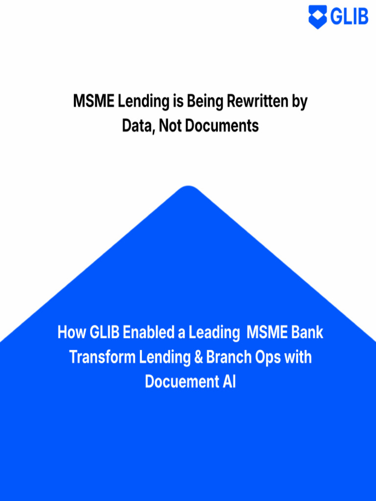 Glib Msme Lending | PDF