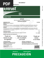 Ficha Técnica de Avolant Acaricida | PDF | Contaminación | Agua