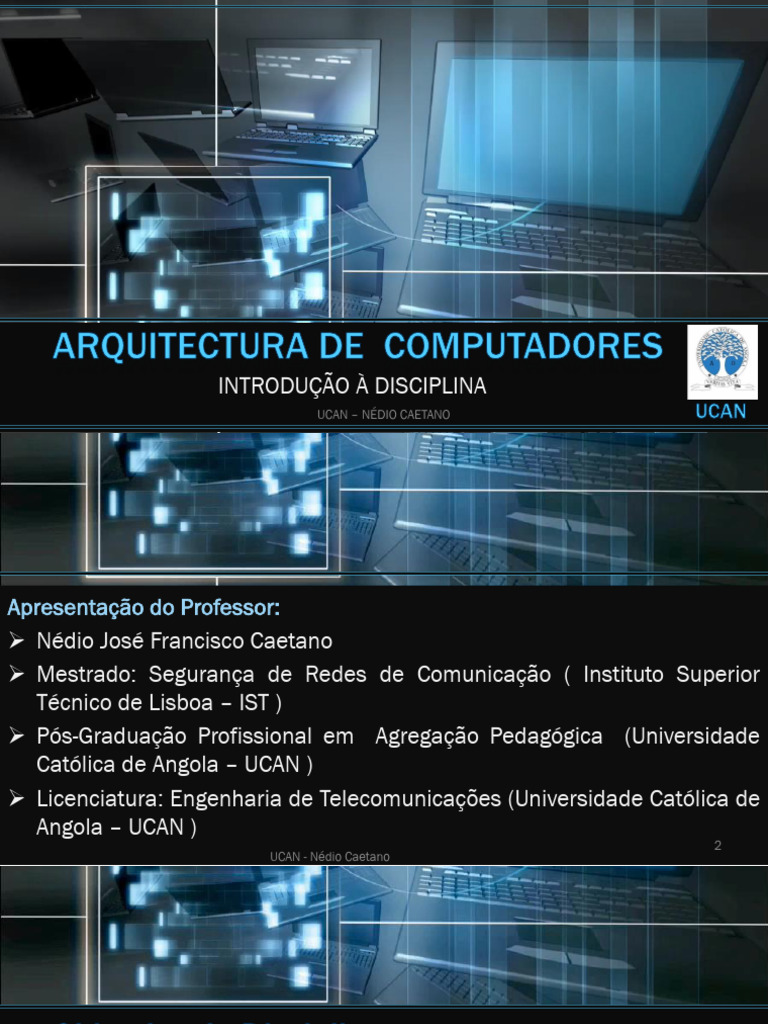 AULA 1- Apresentação da disciplina | PDF
