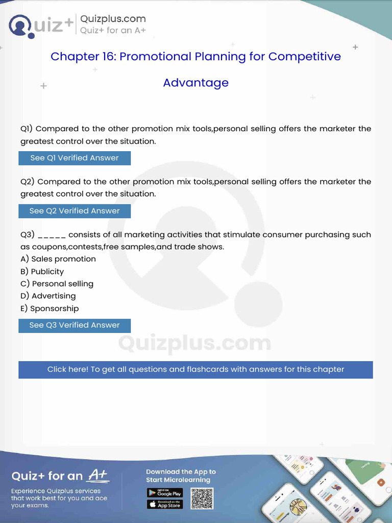 Compared to the Other Promotion Mix Toolspersonal Selling Offers the ...