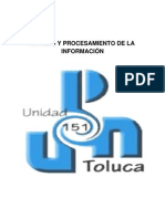 Manejo y Procesamiento de Información