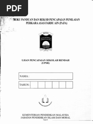 Buku Pafa Upsr Pdf