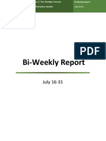 Bi-Weekly Report July 16-31 Defining Trends