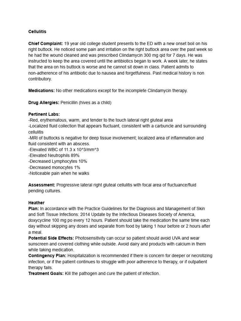 Cellulitis | PDF