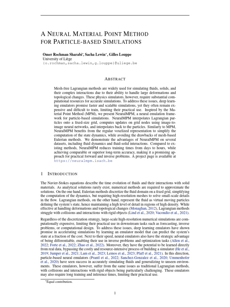 A Neural Material Point Method | PDF | Applied Mathematics
