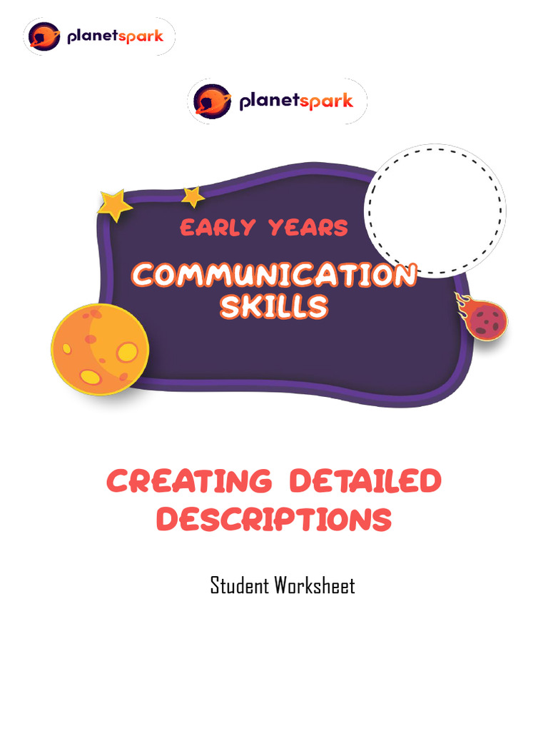 Creating Detailed Descriptions | PDF