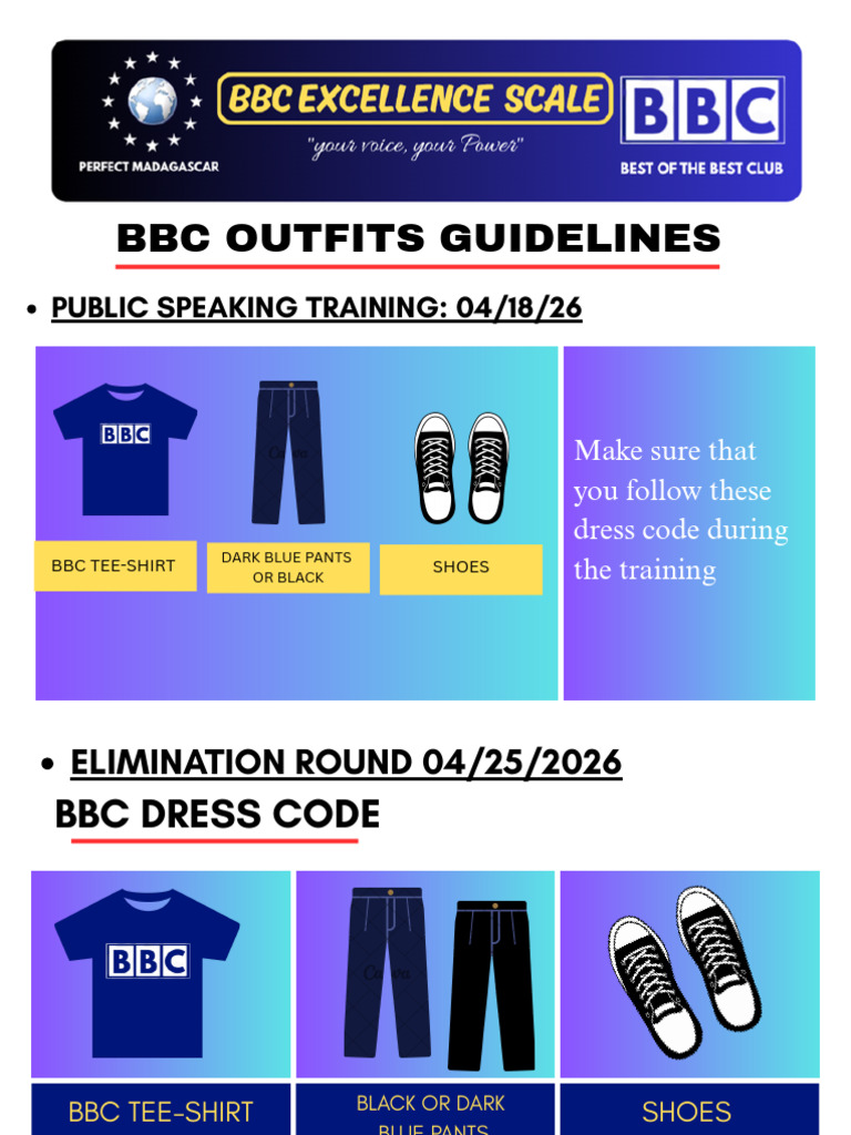 Bbc Outfits Guidelines | PDF