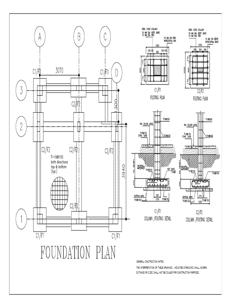 Foundation Plan | PDF