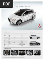 Mitsubishi Asx-Euro Limited Edition Brochure Lo Res