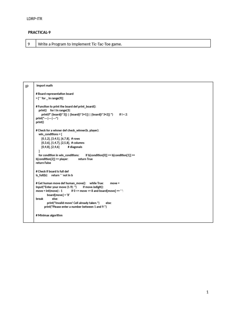 AI Practical 2026 Copy | PDF | Applied Mathematics | Computer Programming