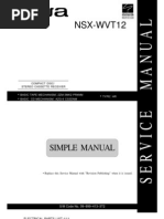 Aiwa Nsx-wvt12 - Service Manual