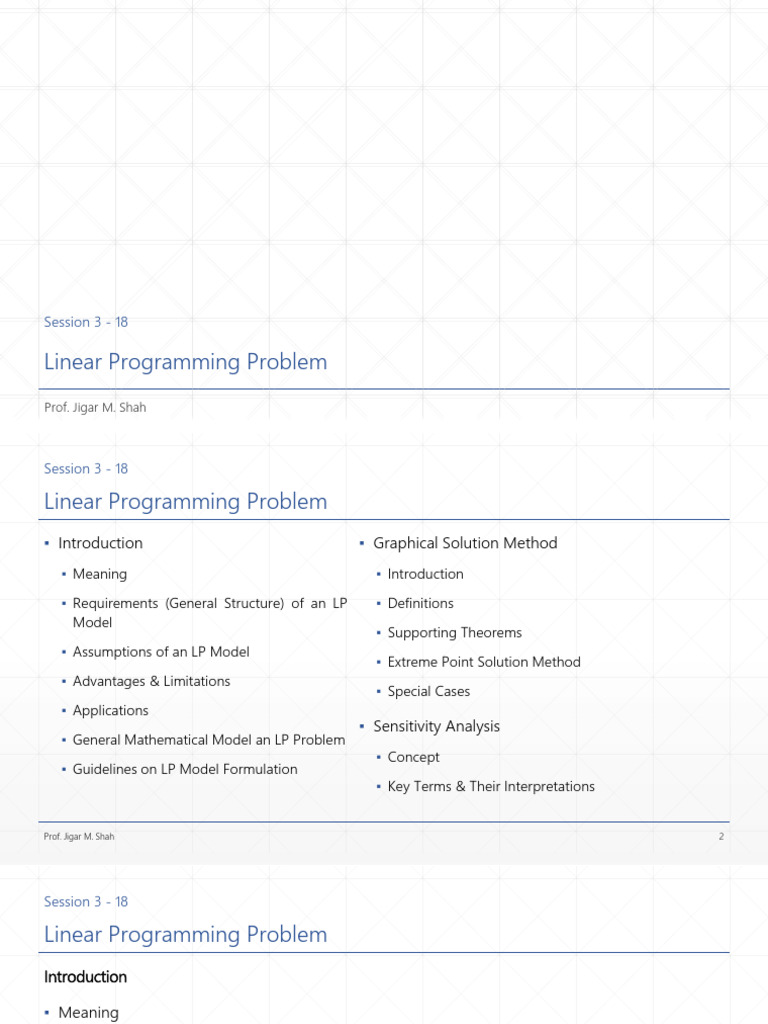 Session 3-18 - Linear Programming Problem | PDF | Mathematical ...