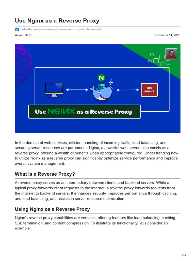 linkedin.com-Use Nginx as a Reverse Proxy (1) | PDF | Proxy Server ...