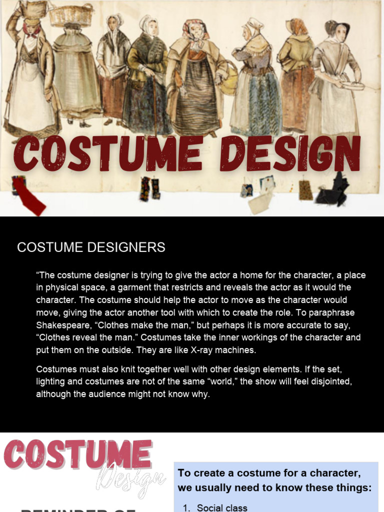 Costume Design (1) | PDF
