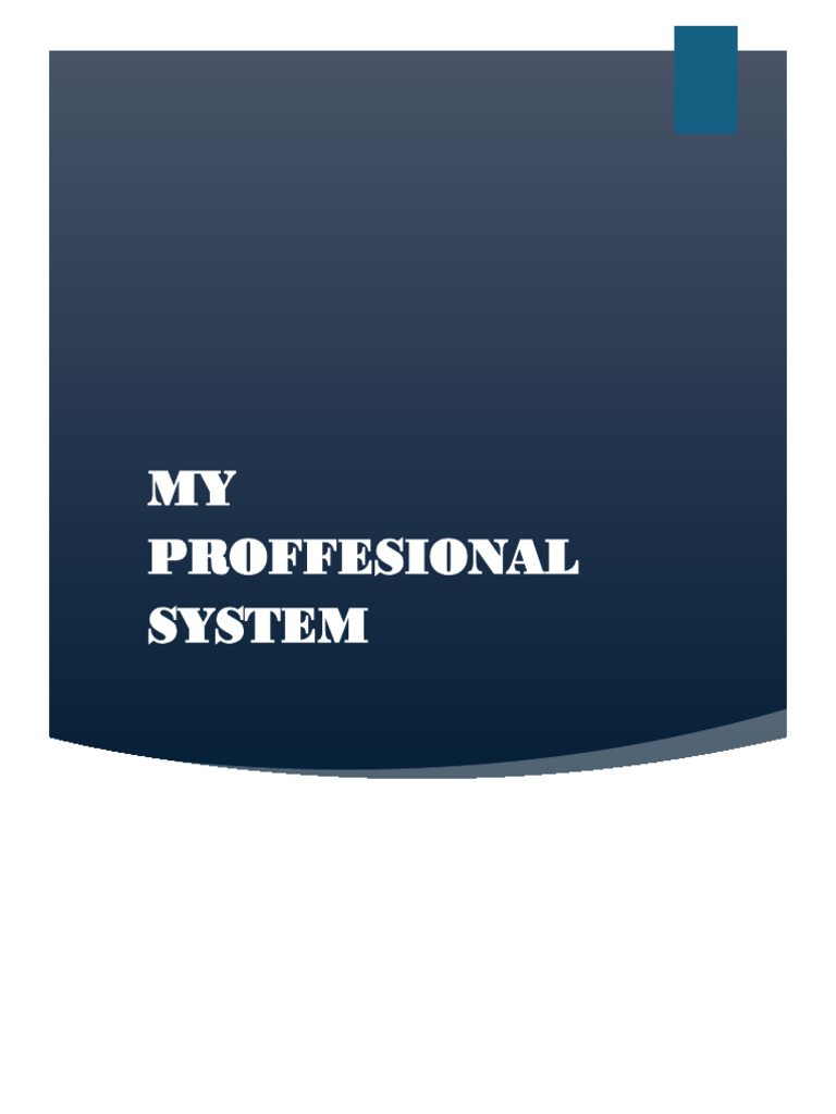 MySystem | PDF | Market (Economics) | Private Sector