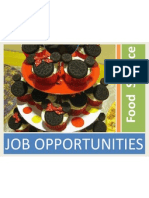 Job Opportunities in Food Service