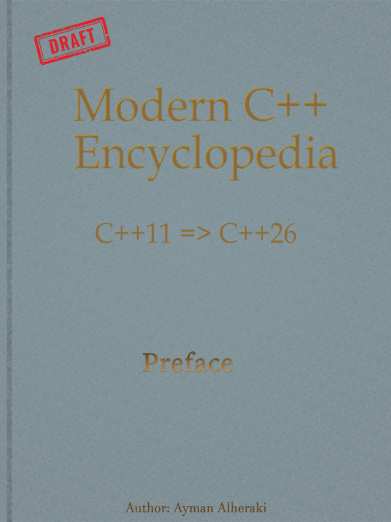 Modern CPP Encyclopedia Preface | PDF | C++ | Programming Paradigms