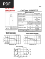 Sanyo 2150mah UR18650E