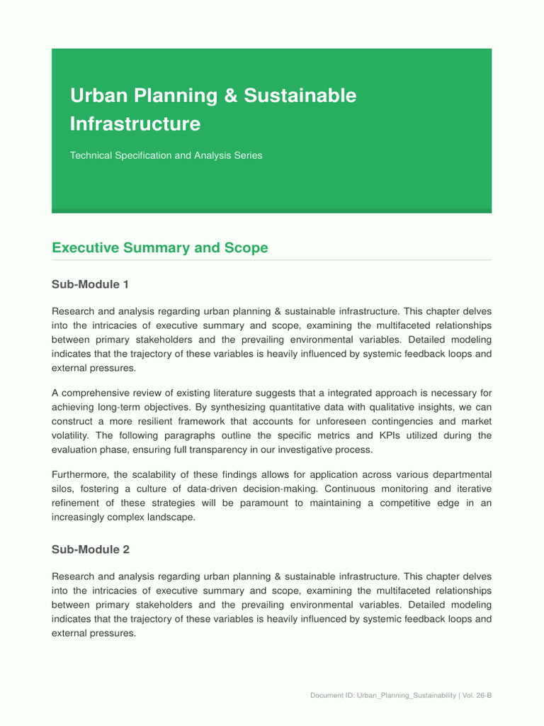 Urban Planning Sustainability | PDF | Performance Indicator | Evaluation