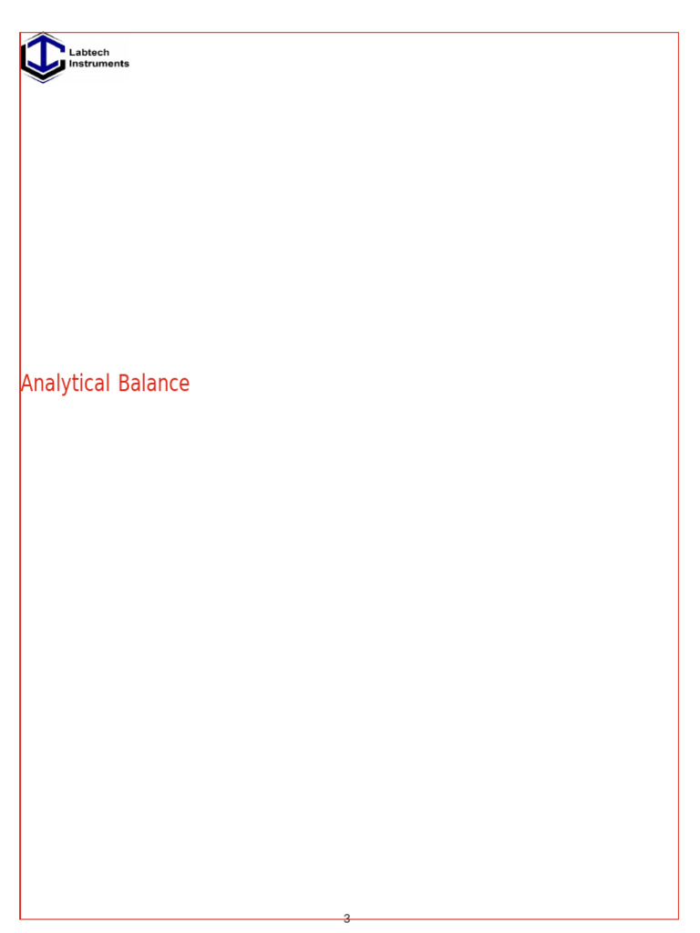 Weighing Balance | PDF