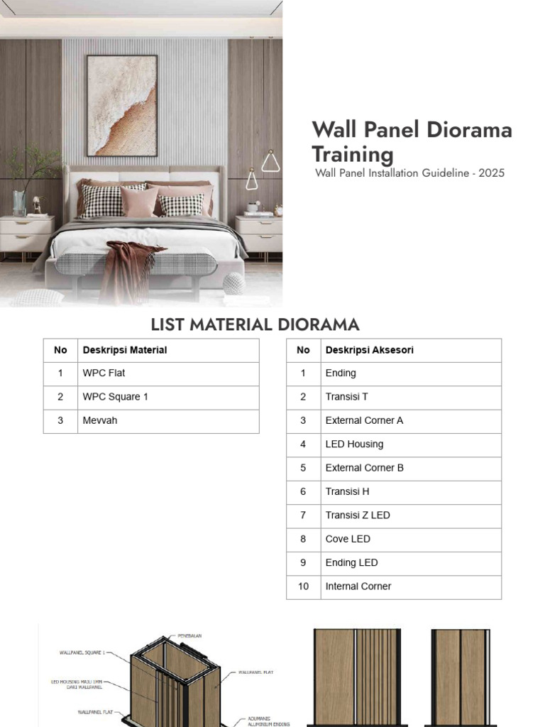 Wallpanel Training and Installation Guideline 2025.Pptx | PDF