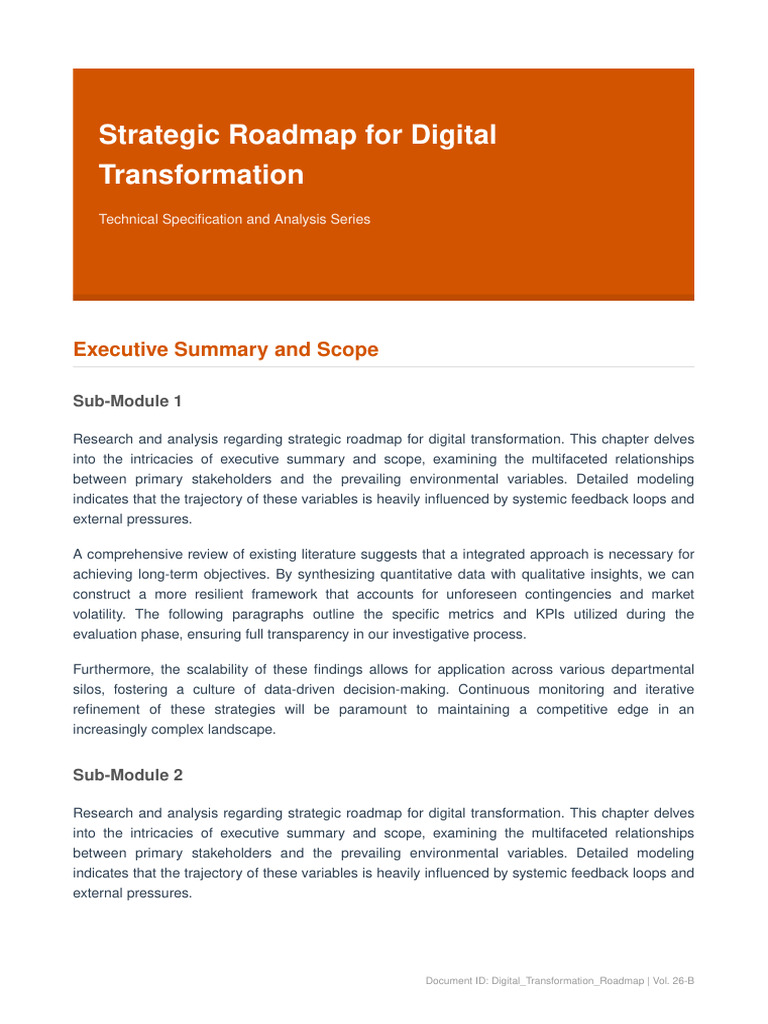 Digital_Transformation_Roadmap | PDF | Performance Indicator | Evaluation