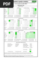 Dorset School Term