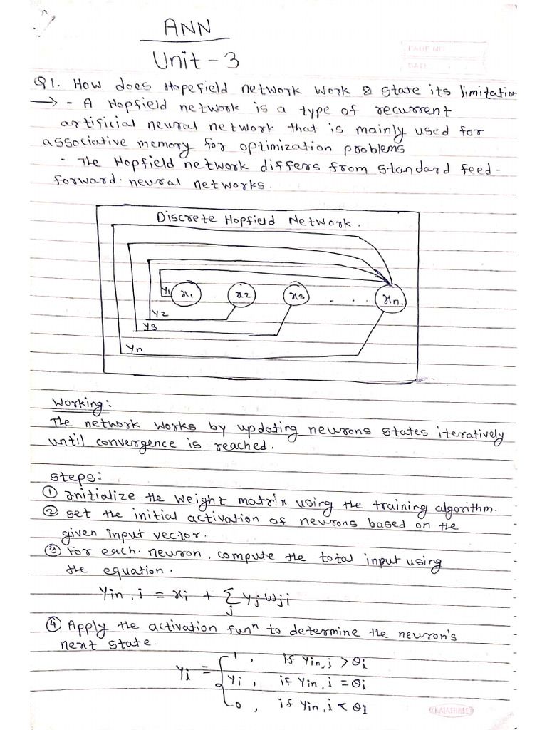 ANN Endsem Handwritten Notes ? | PDF