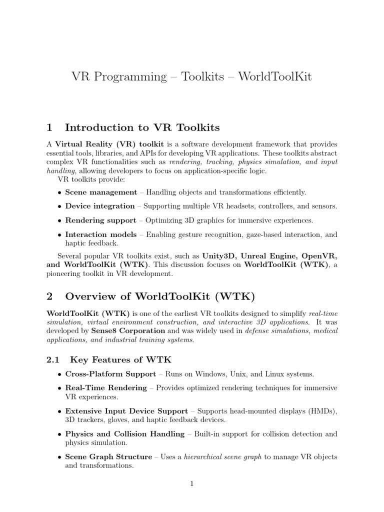 unit3_arvr | PDF | Virtual Reality | 3 D Computer Graphics