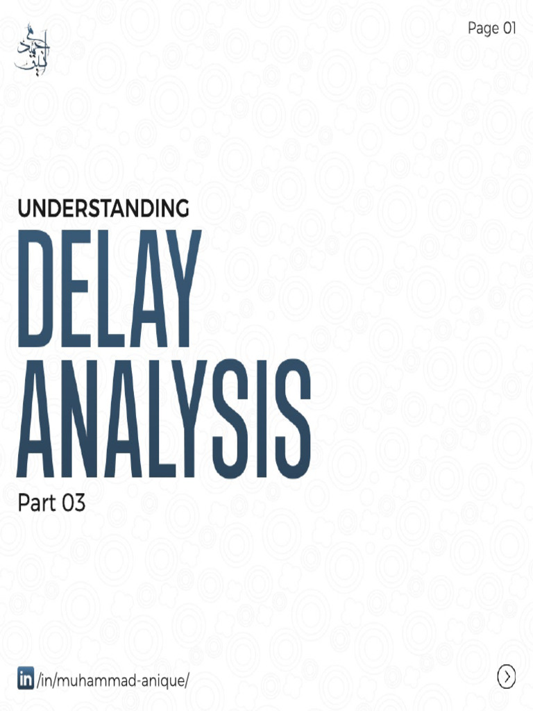 Delay Analysis Episode 03 | PDF