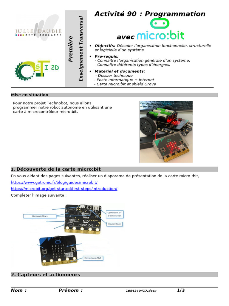 Activité90 25 26 | PDF | Programmation informatique | Programme ...