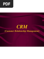 Rationale of CRM