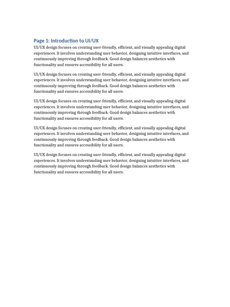 UI UX Notes 63 Pages | PDF | User Interface Design | Usability