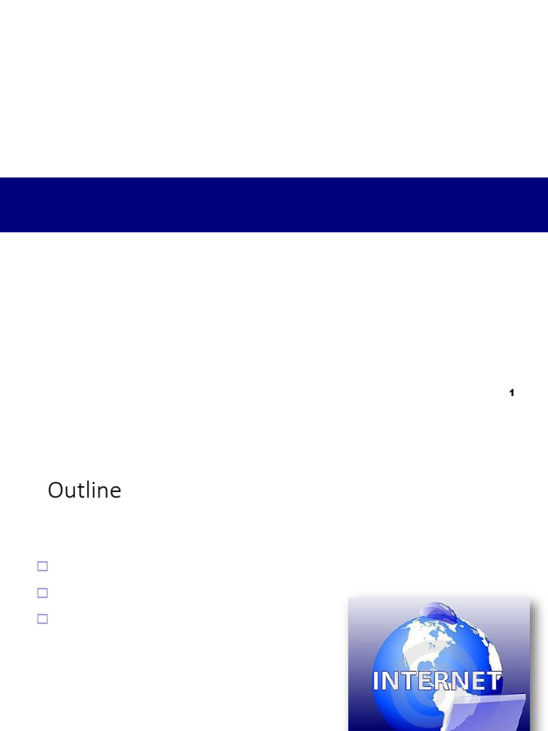 1b - An Overview of Internet | PDF | World Wide Web | Internet & Web