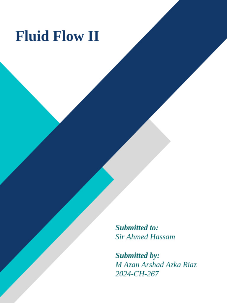 Fluid Flow II Complete Manual | PDF | Mechanical Engineering ...