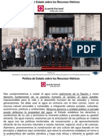 Acuerdo Nacional sobre los Recursos Hídricos - 14 AGO 2012