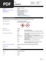 Bernzomatic Propane Safety Data Sheet | PDF | Dangerous Goods | Propane