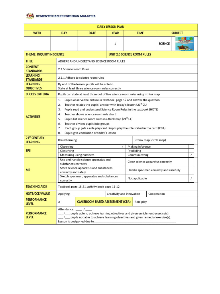 Rph Sn Dlp Thn 2 (Unit 2) | PDF | Lesson Plan | Teachers