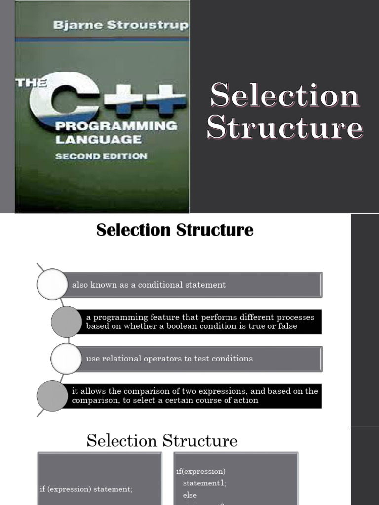 Selection Structure | PDF