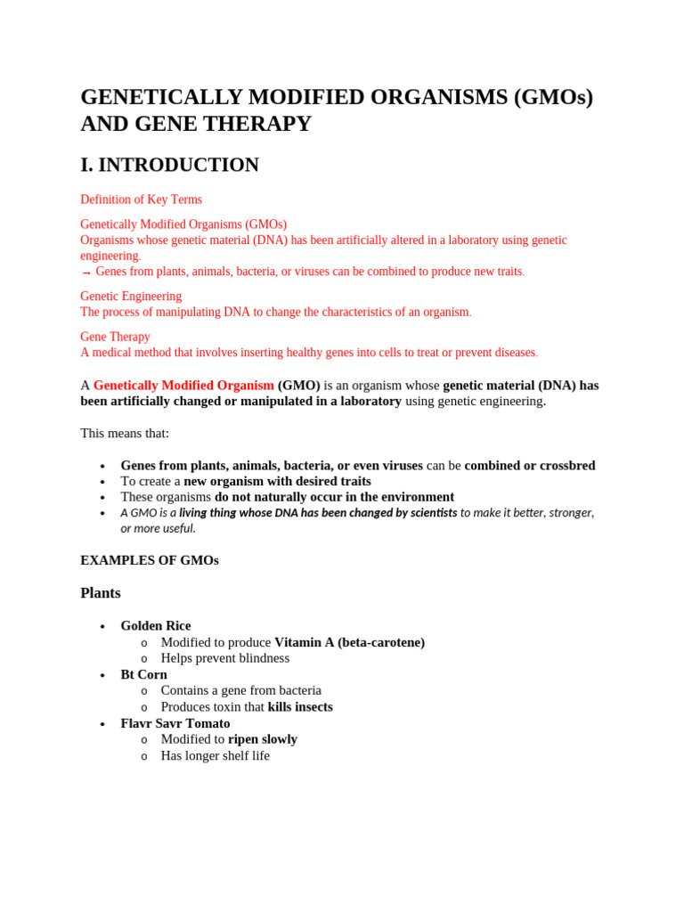 STS | PDF | Genetically Modified Organism | Genetic Engineering