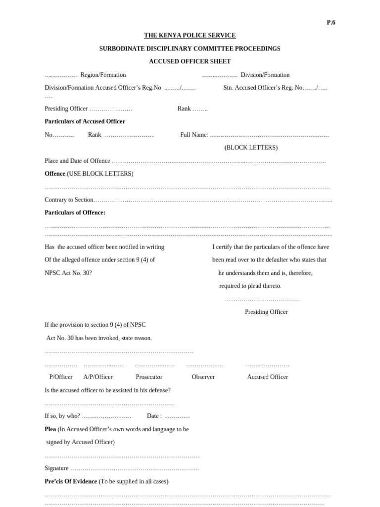 Defaulter Sheet Format | PDF | Crime & Violence | Law Enforcement