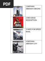 Juegos PS3: Lista Completa | PDF | Star Wars | Final Fantasy