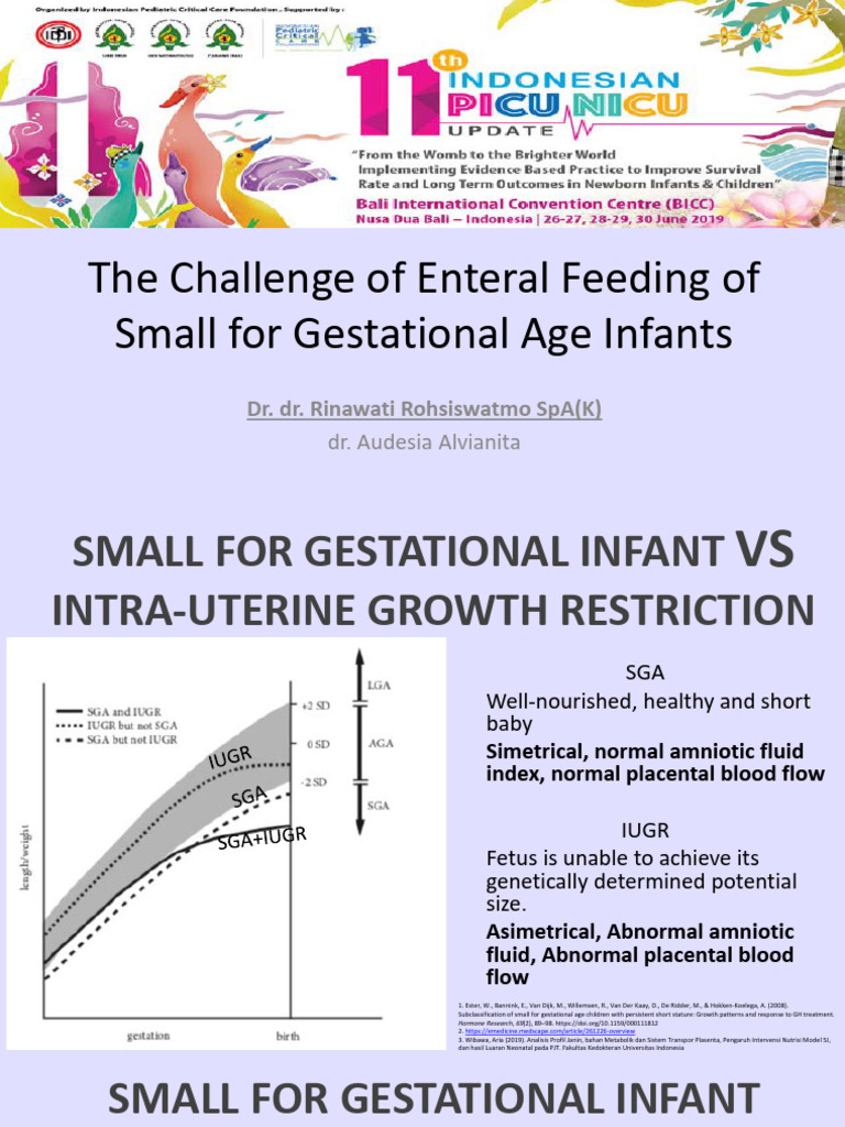 Challenge Enteral Feeding Sga - Rinawati | PDF | Mammalian Pregnancy ...