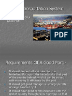 Requirements of Port-Pv