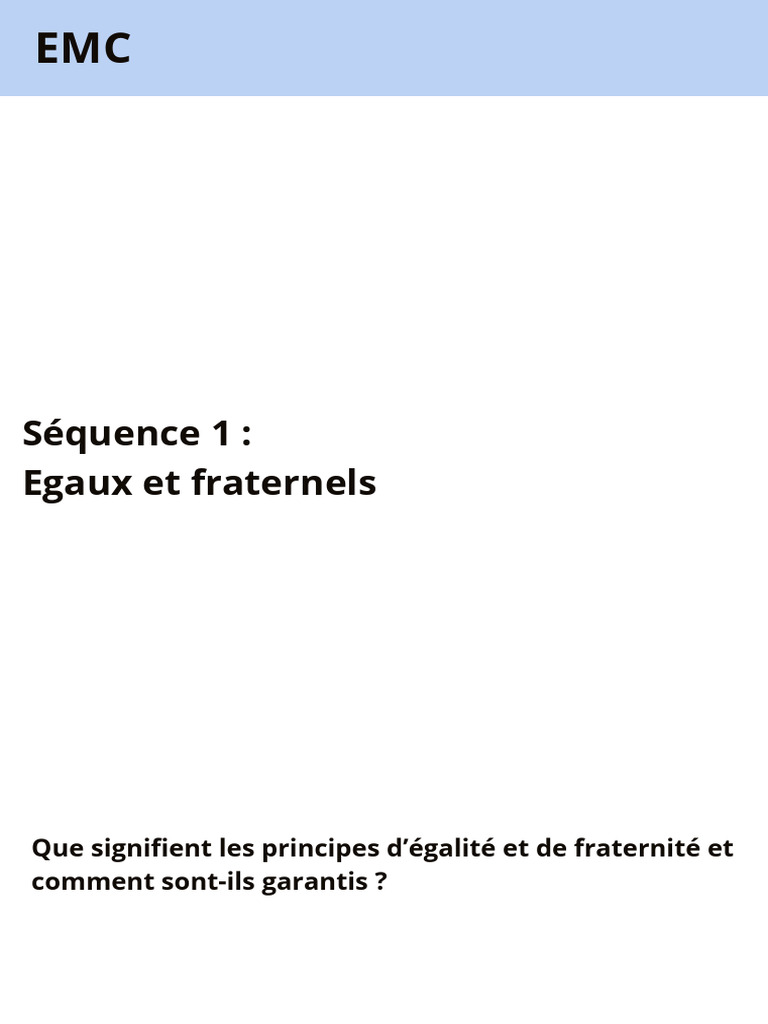 1ère - EMC | PDF | Justice | Crime et violence