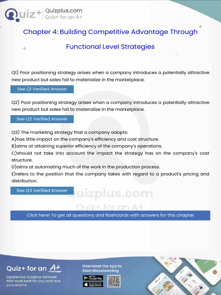 Poor Positioning Strategy Arises When a Company Introduces a ...
