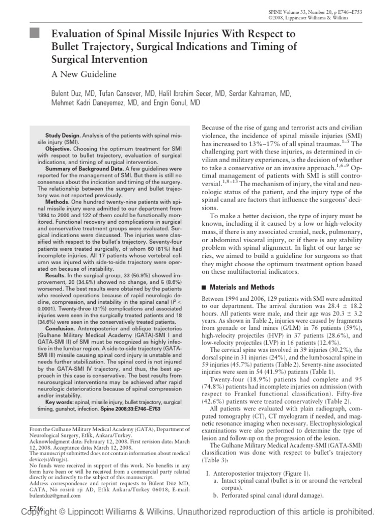 evaluation_of_spinal_missile_injuries_with_respect.27 | PDF | Spinal ...