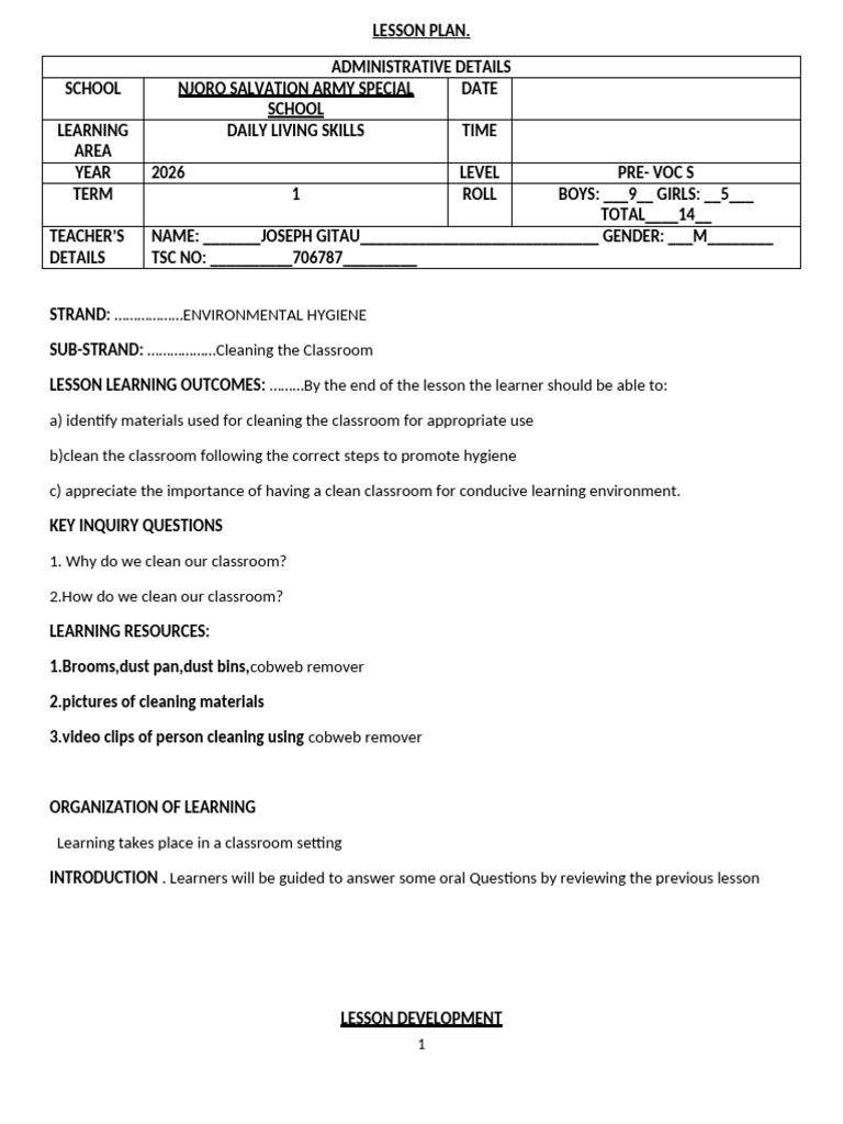 Dls Lesson Plan 5 | PDF | Learning | Lesson Plan