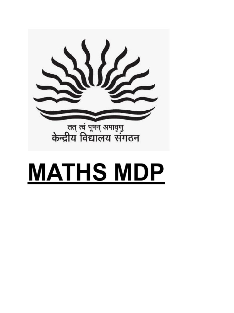 MATHS MDP | PDF