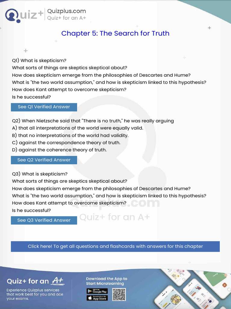 What is Skepticism What Sorts of Things Are Skeptics Skeptical Abouthow ...